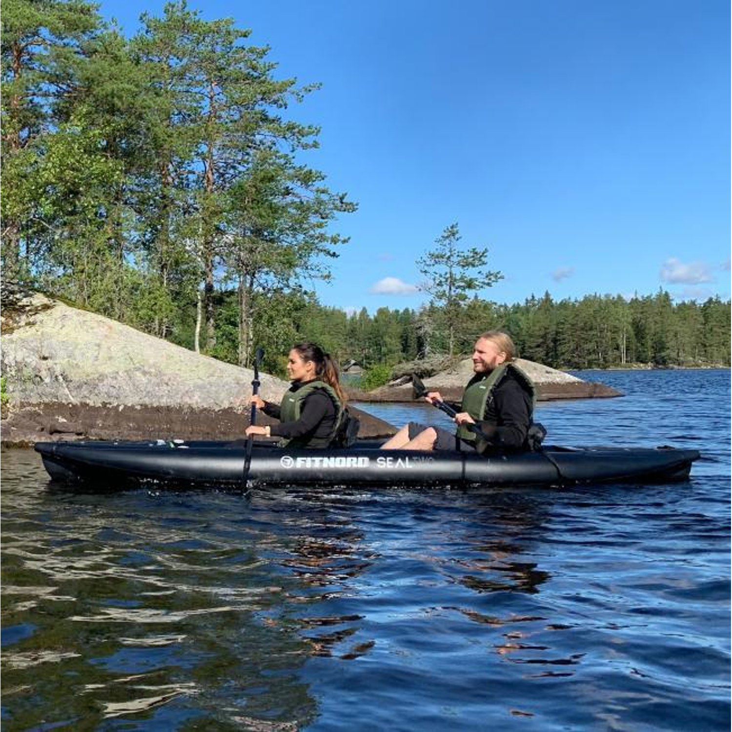 2 Stück Schlauchboot Räder - Aufblasbare Boot Transporträder