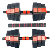 FitNord Justerbart Hantel- och Pump-set, Vinyl 20 kg 1