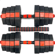 FitNord Justerbart Hantel- och Pump-set, Vinyl 30 kg 1