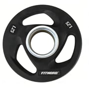 FitNord Viktskiva 1,25 kg, Tri-Grip Black 1