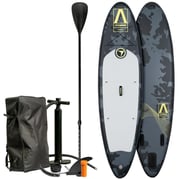 FitNord Aqua 300 SUP-brädset, NÄSI (lime-svart), med aluminiumpaddel 1