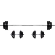 Skivstångsset/hantelset 50 kg, inSPORTline BS08