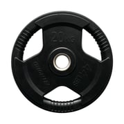 Viktskiva 20 kg, FitNord Tri-Grip Svart G2