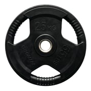 Viktskiva 25 kg, FitNord Tri-Grip Svart G2