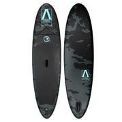 FitNord Aqua Lite SUP-brädset, Åbo (svart-turkos), med aluminiumpaddel