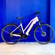 **DEMO STOCKHOLM** FitNord Ava 300 Elcykel G2, vit, 46cm, 360wh 