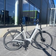 **OUTLET STOCKHOLM** FitNord Classic 500 Elcykel 2024, vit (612 Wh batteri)