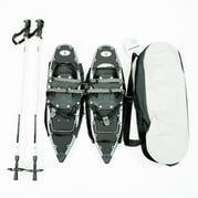 Snow Fox FrameGrip snöskor + Nortrek Teleskopstavar 120–160 cm