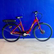 **DEMO STOCKHOLM** FitNord Classic 200 Elcykel, Röd, 48 cm