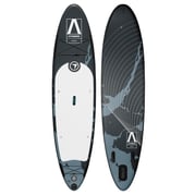 FitNord Aqua 330 SUP-brädset, KEMI (vit-svart), med glasfiberpaddel