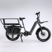 FitNord Cargo 350 Longtail Elcykel, grå