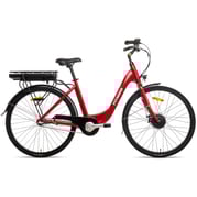 FitNord Classic 200 Elcykel 2024, röd (540 Wh batteri)