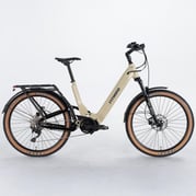 FitNord Venture 700FS DesertMax Elcykel, matt sand, Ram 48 cm, däck 27,5", batteri 720 Wh