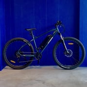 **DEMO STOCKHOLM** FitNord Ranger 200 Elmountainbike 2024, blå (540 Wh batteri) 48 cm