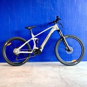 **DEMO STOCKHOLM** FitNord Ranger 700FS heldämpad Elmountainbike, Mintgrön, 48CM 