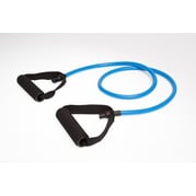 Motståndsgummiband med handtag, medeltungt (blå)