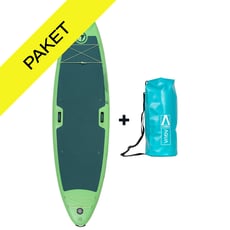 SUP Aqua Leaf (grön) + Torrsäck