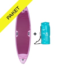 SUP Aqua Leaf (rosa) + Torrsäck