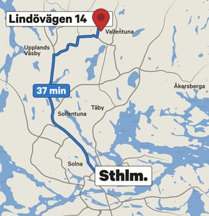 Lindövägen 14, Vallentuna