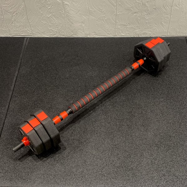 FitNord Justerbart Hantel- och Pump-set, Vinyl 20 kg 2