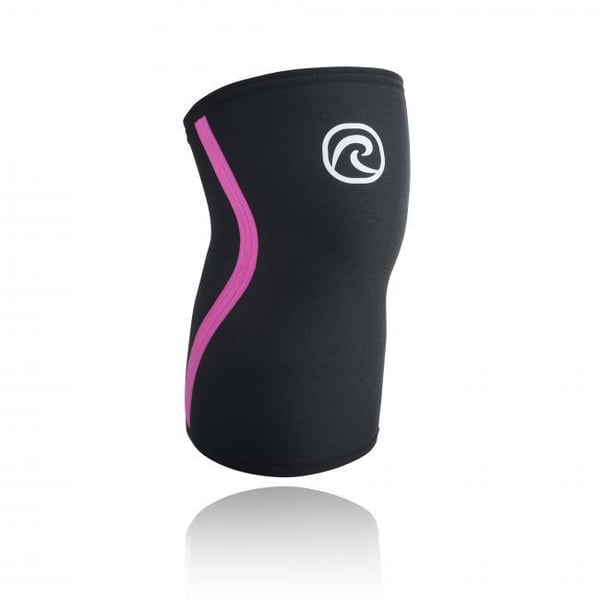 Rehband RX Knäskydd 7 mm, svart-rosa 1