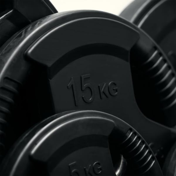 Viktskiva 15 kg, FitNord Tri-Grip Svart G2 2