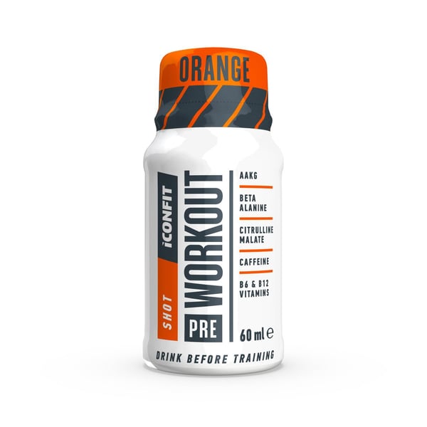 ICONFIT L-Karnitin Shot 60ML - Apelsin — L-karnitin dryck 1