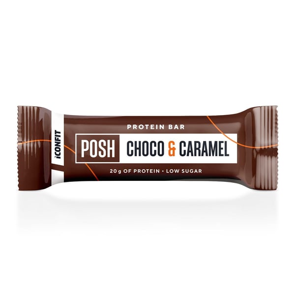 ICONFIT Protein Bar POSH Choco & Caramel 55g — Proteinbar 1