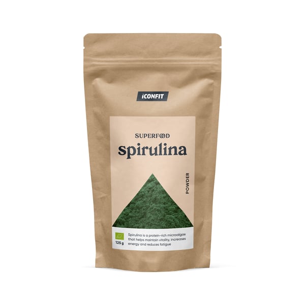 ICONFIT Organic Spirulina Powder 125g — Spirulinapulver 1