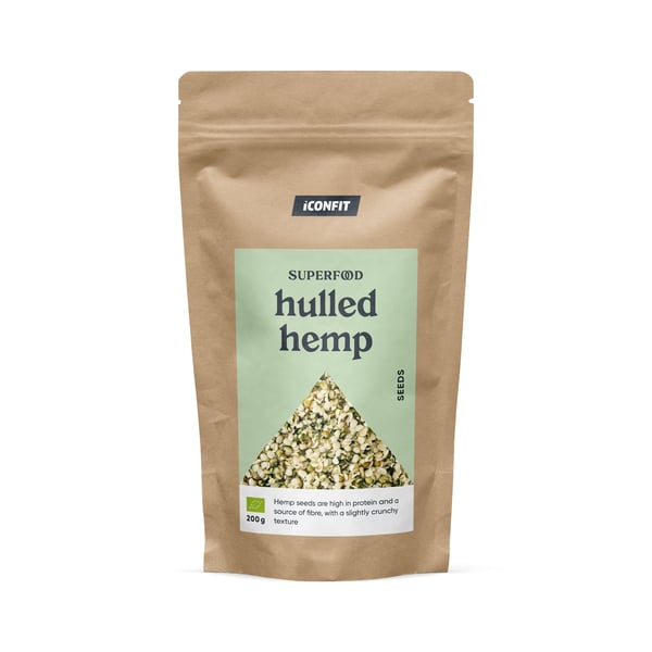 ICONFIT Organic Hemp Protein 50% 200g — Hampaprotein 1