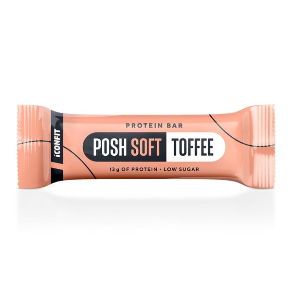 ICONFIT POSH SOFT Toffee Protein bar 40 g — Proteinbar 1