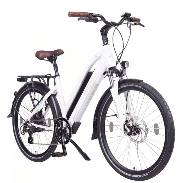 Elcykel NCM Milano, vit (624 Wh högeffektsbatteri) 2