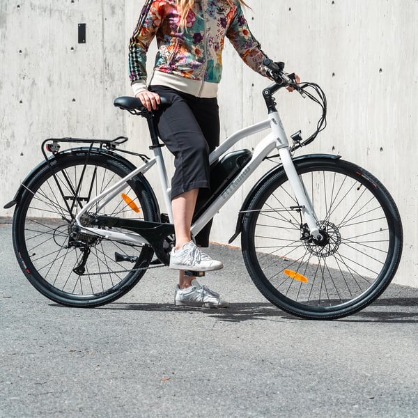 FitNord Ava 200 Elcykel 2024, vit (540 Wh batteri) 4