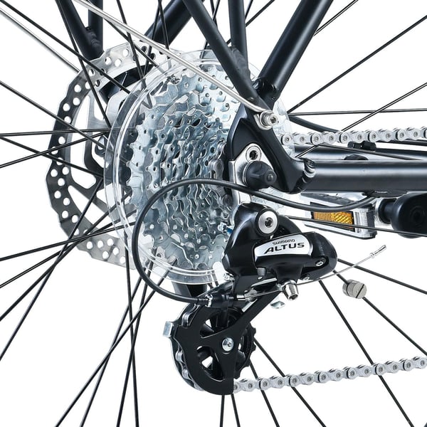 FitNord Ava 500 Compact Elcykel, svart (612 Wh batteri)  med ytterligare ett års garanti 6