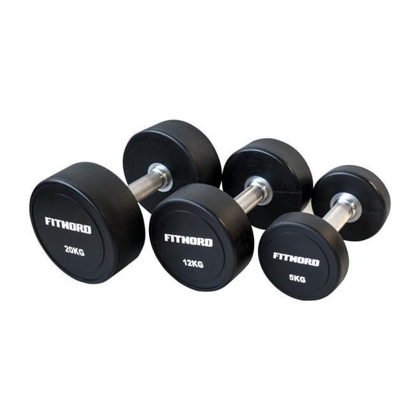 FitNord Diamond PU Hantlar 47,5 kg (par) 1