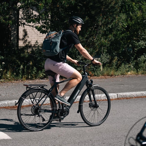 FitNord Venture 500 Elcykel 2024, svart (612 Wh)  med ytterligare ett års garanti 2