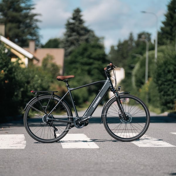 FitNord Venture 500 Elcykel 2024, svart (612 Wh)  med ytterligare ett års garanti 8
