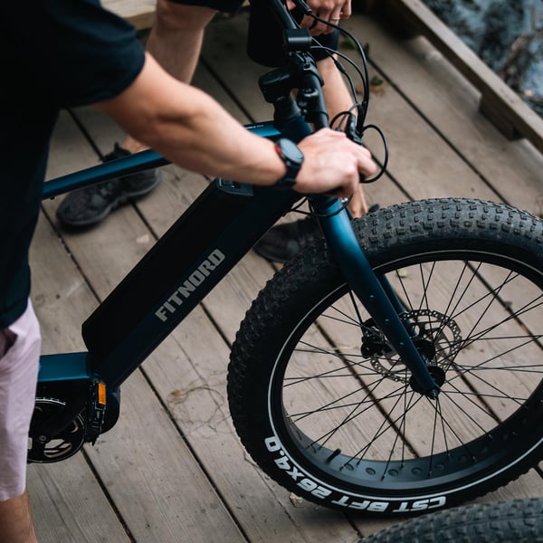 FitNord Rumble 500 Elfatbike 2024, blå (720 Wh batteri) 5