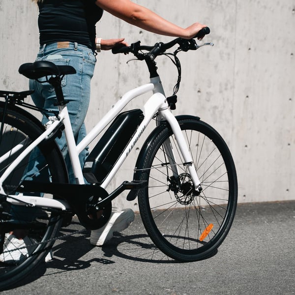 FitNord Ava 200 Elcykel 2024, vit (540 Wh batteri) 7