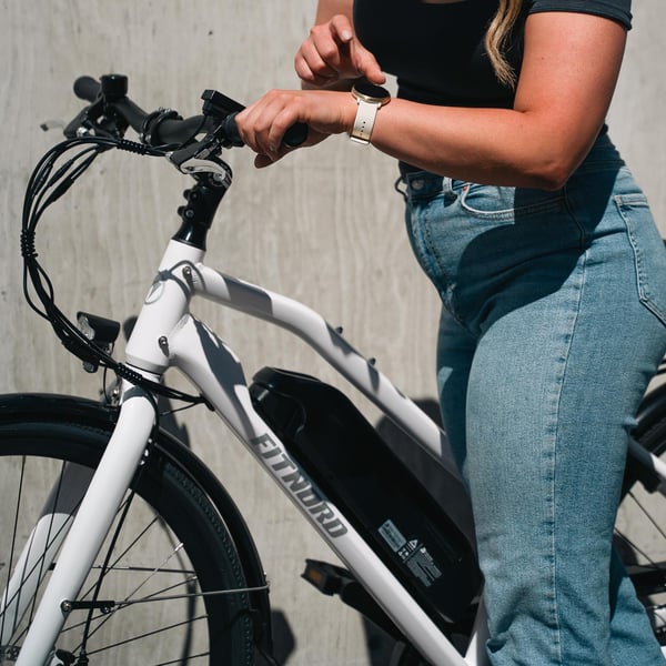 FitNord Ava 200 Elcykel 2024, vit (540 Wh batteri) 5