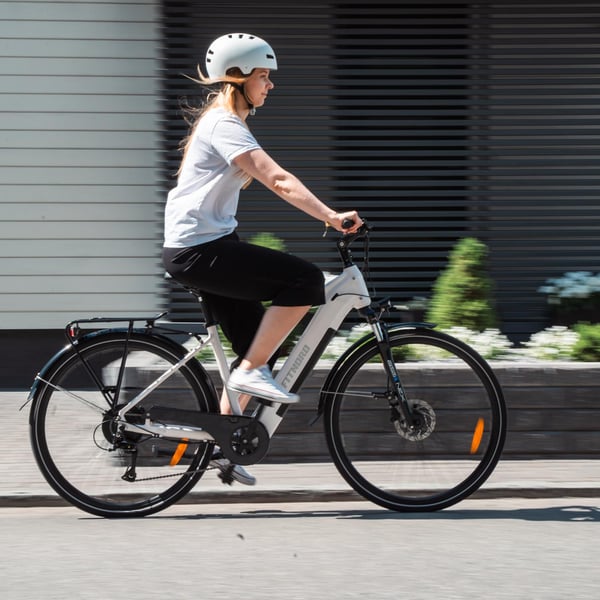 FitNord Ava 300 Elcykel 2024, vit (720 Wh batteri) 5