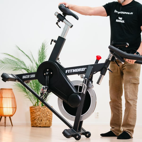 FitNord Racer 500i Spinningcykel med LCD-display 11