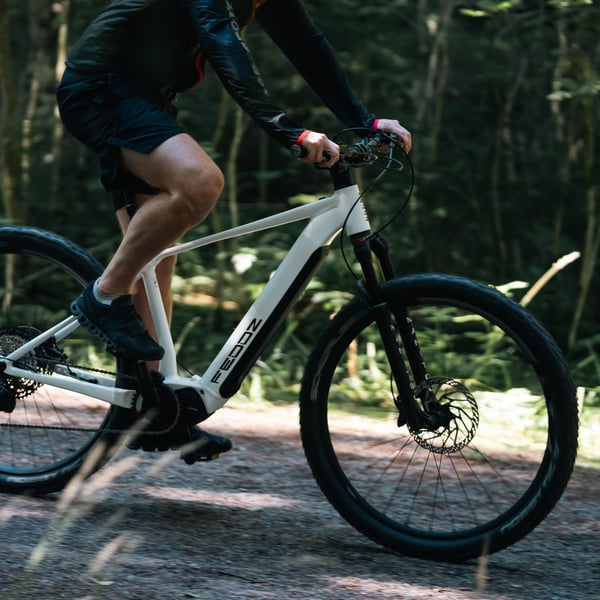 Feddz PH-1 Elmountainbike, vit (630 Wh batteri) 2