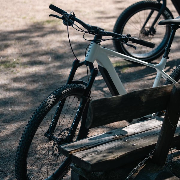 Feddz PH-1 Elmountainbike, vit (630 Wh batteri) 5
