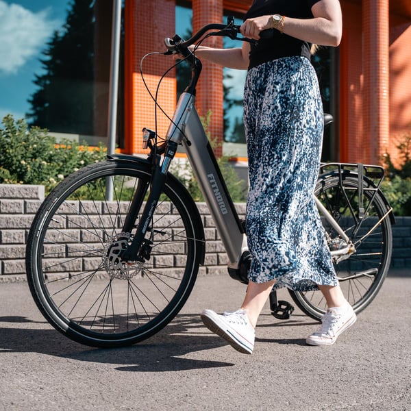 FitNord Classic 500 Elcykel 2024, silver (612 Wh batteri) 4