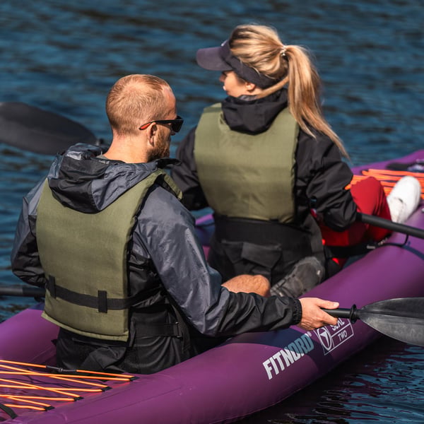 FitNord Seal Two tvåsitsig kajak, mörklila G2 12