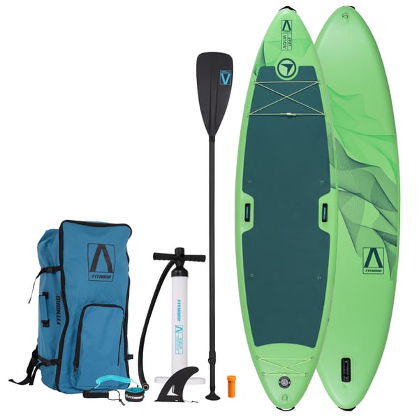 FitNord Aqua Leaf 340 SUP-brädsats, grön G2 1