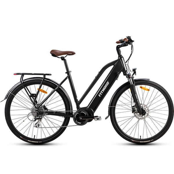 FitNord Ava 500 Compact Elcykel, svart (630 Wh batteri)  med ytterligare ett års garanti 1