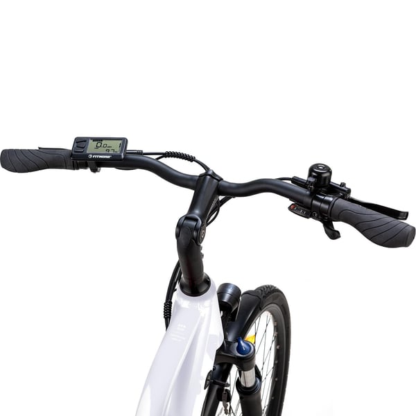 FitNord Ava 500 Compact Elcykel, vit (630 Wh batteri)  med ytterligare ett års garanti 8