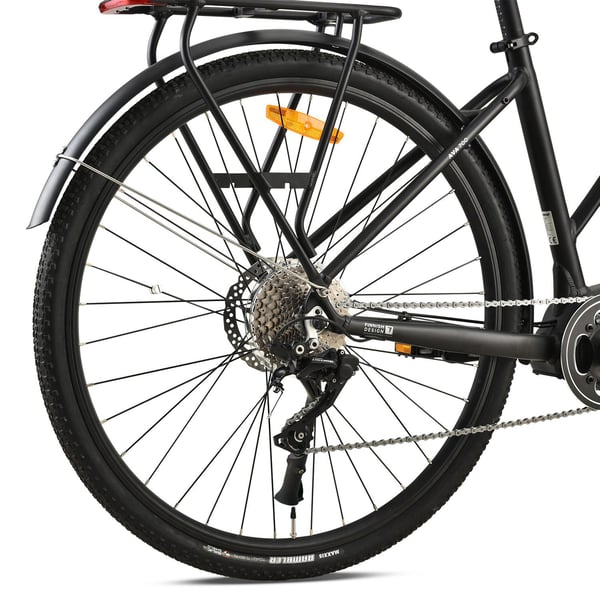 FitNord Ava 700 Elcykel, svart (720 Wh batteri)  med ytterligare ett års garanti 10